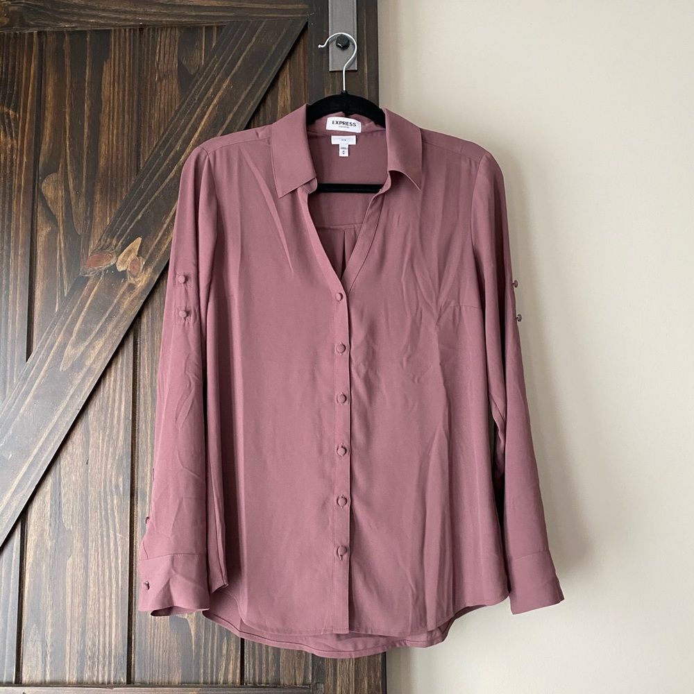 Express Button Down Blouse - image 1